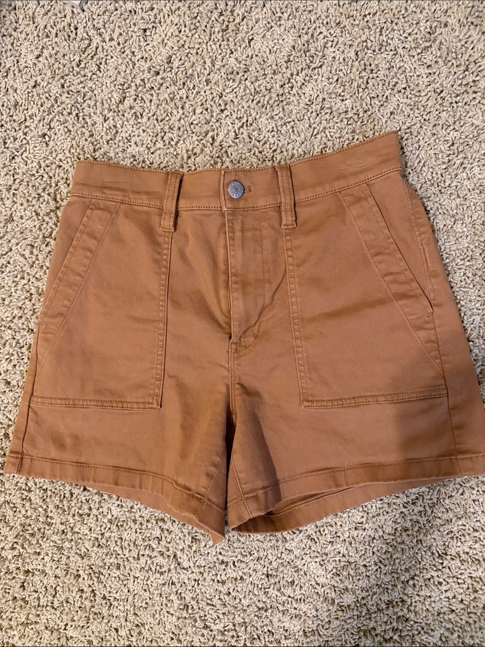 J. Crew Factory Women's Utility Shorts in Rust